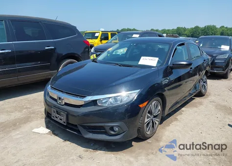 2017 Honda Civic Ex-L из США, поврежденный, VIN 19XFC1F74HE030794